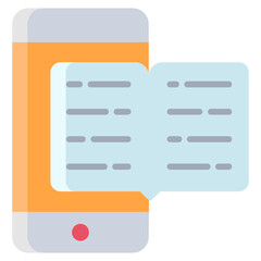 Obraz premium Mobile Book icon