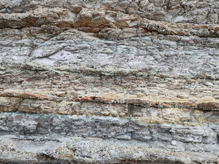 textura de pared de roca en la costa