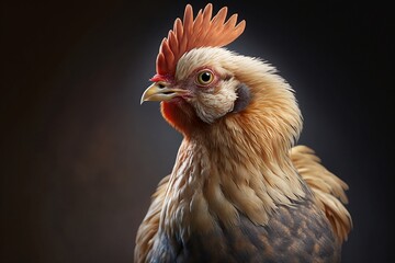 close up of rooster