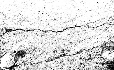 Scratched and Cracked Grunge Urban Background Texture Vector. Dust Overlay Distress Grainy Grungy Effect. Distressed Backdrop Vector Illustration. Isolated Black on White Background. EPS 10.