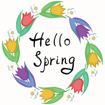 Happy Spring Clip Art