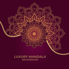 Luxury Ornamental Islamic Mandala Design Template