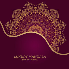 Luxury Ornamental Islamic Mandala Design Template