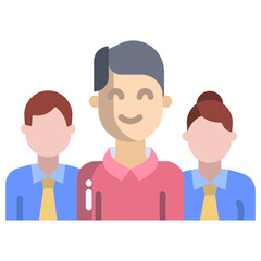 Fototapeta premium Team Man icon