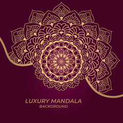Luxury Ornamental Islamic Mandala Background Design Template