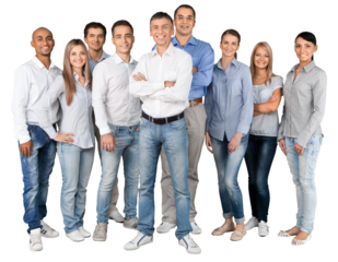 Portrait of Smiling Business People