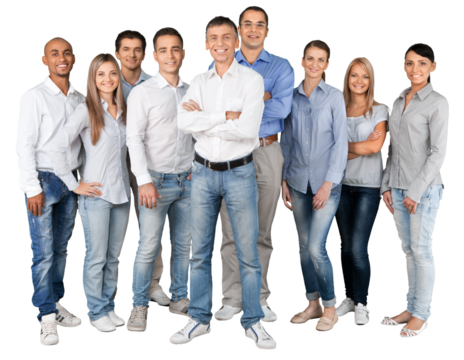 Portrait of Smiling Business People