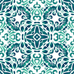 Gorgeous damask background. Persian abstract filigree background.