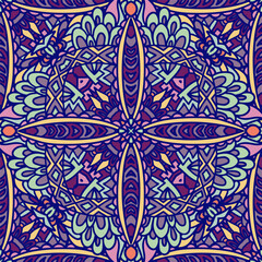 Vector geometric seamless ornamental pattern. Can be used for wallpaper, backgrounds, decoration for your design, ceramic, page fill and more.