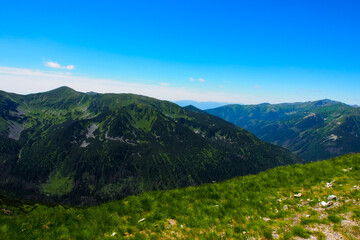 Polish nature and natural scenery, mountains and high Tatras