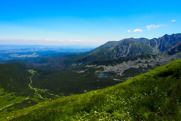 Obraz premium Polish nature and natural scenery, mountains and high Tatras