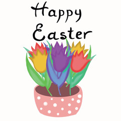 happy birthday card with tulips greeting card with spring flowers tulips,yellow,pink,purple,happy spring,hello spring,spring flowers,daisies,frame of spring flowers tulips,summer greeting card,summer 