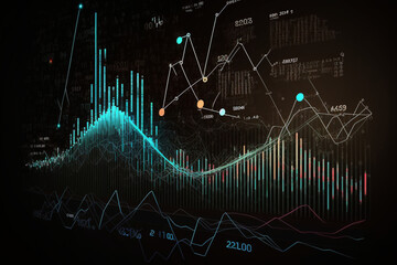Business Analysis bar chart background