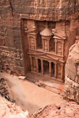 Petra, Jordan. The Ancient Wonder of the World Treasury Aerial