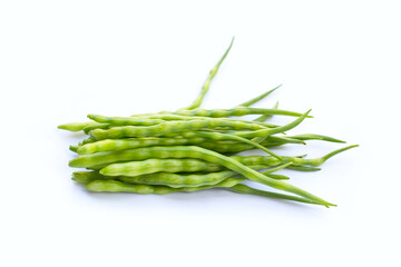 Rat-tailed radish. Fresh organic vegetables