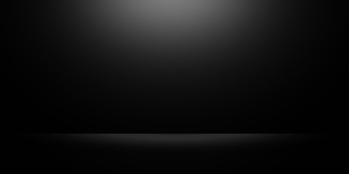 Abstract black and gray studio background. Soft light