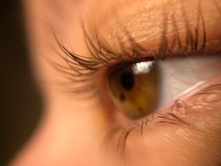 close up of  eye