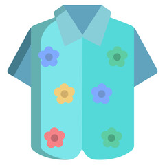 Hawaiin shirt icon