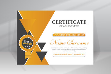 Modern Design Certificate Template