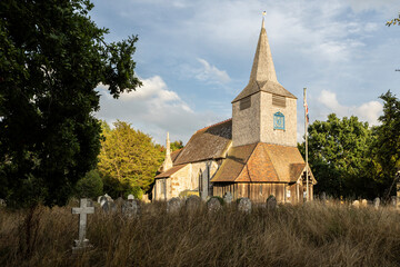 High Halden, Kent, united kingdom, 21, August, 2022, high halden 13th centuary village church,...