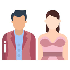 Fototapeta premium Couple icon