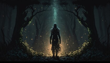 Guardian of the Woods. Generative AI