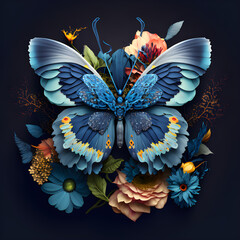 BLUE BUTTERFLY