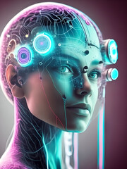 Obraz premium AI Robot 