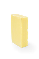 Natural soap on white background