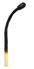 Burnt matchsticks