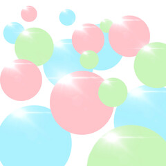 pastel bubbles art background