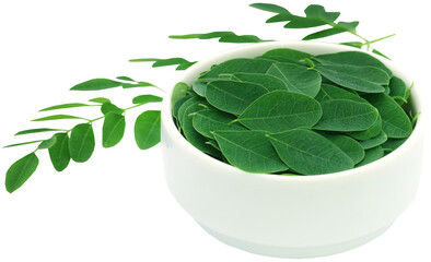 Edible moringa leaves