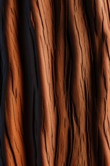 Texture background of cedar tree bark in close-up - generative ai