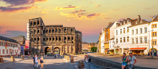 Fototapeta premium Altstadt, Trier, Deutschland 