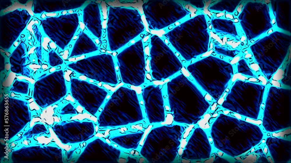 Poster grid of glowing moving lines. design. molecular grid with moving lines and pulses. molecular dna net