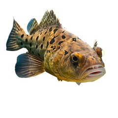 Obraz premium fish species, fishes, brazilian fishes, fishing, river, lake. AI images 