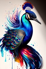 Peacock Painting