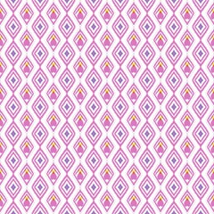 Abstract ethnic ikat chevron pattern background, carpet, card, wallpaper, clothing, wrapping, batik, fabric, vector illustration, embroidery style, background for decoration.