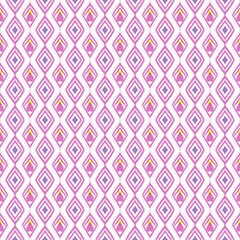 Abstract ethnic ikat chevron pattern background, carpet, card, wallpaper, clothing, wrapping, batik, fabric, vector illustration, embroidery style, background for decoration.