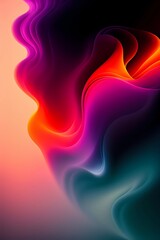 Fototapeta na wymiar Dramatic smoke and fog in contrasting vivid colors.Vivid and intense abstract background or wallpaper, 8k , generative ai 