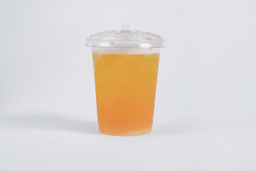 orange juice in glass