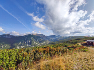 Summer view of Rila mountain at Yastrebets area, Bulgaria