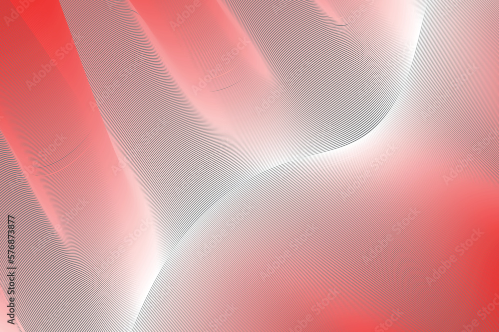Poster red and white wave abstract background, fluid background suitable use for computer deskstop backgrou