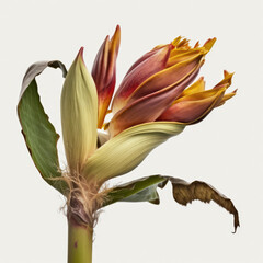 Fototapeta na wymiar Tropical Delight: The Exotic Beauty of Banana Flower