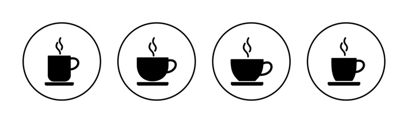 coffee cup icon vector for web and mobile app. cup a coffee sign and symbol