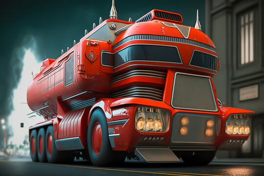 Fire truck of the future, generative ai