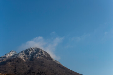 Fototapeta na wymiar 由布岳の山頂