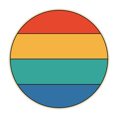 Retro Groovy Sticker