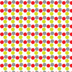 seamless pattern hexagin colorful