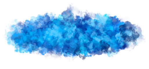blue explosion cloud element